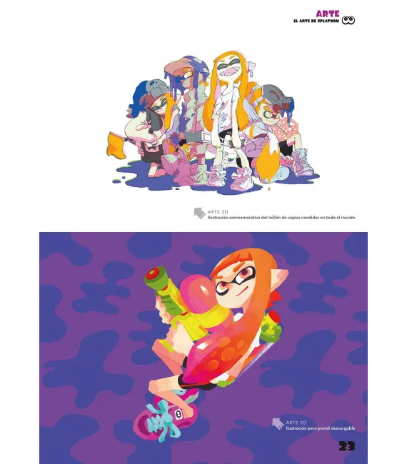 El arte de Splatoon
