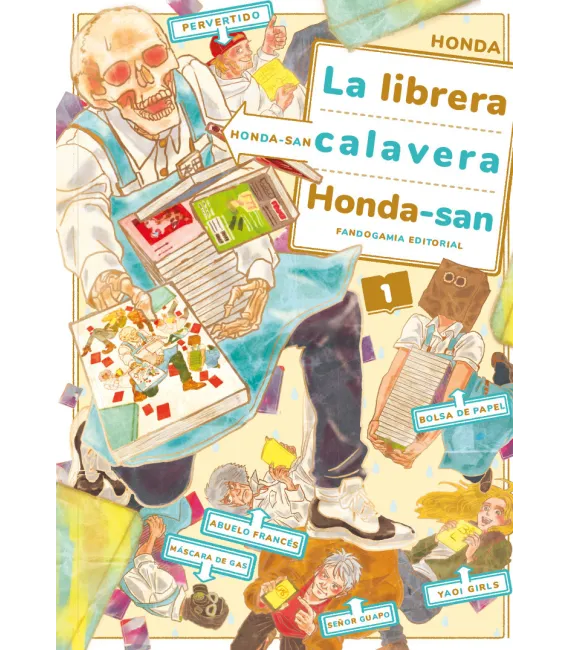 La librera calavera Honda-san Nº 1 (de 4)