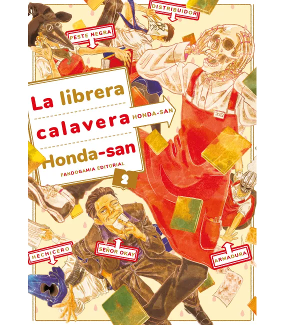 La librera calavera Honda-san Nº 2 (de 4)