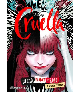 Cruella: Negro, blanco y rojo
