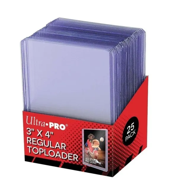 Toploader Regular Ultra Pro - Transparente 3" x 4" (25 uds)