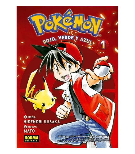 Pokémon Nº 01 - Rojo, Verde y Azul 1