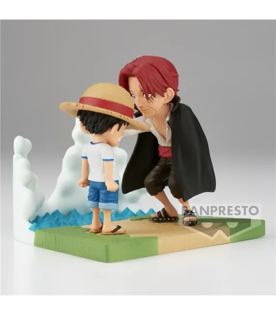 Figura Monkey D. Luffy & Shanks One Piece – Log Stories 7cm