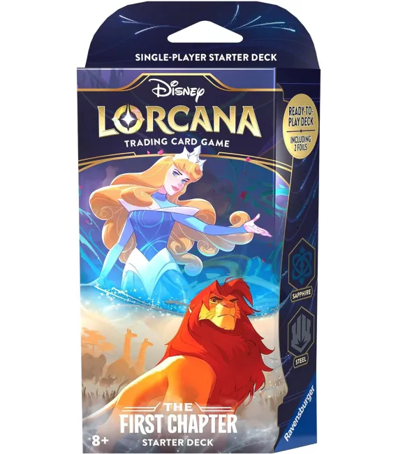 Disney Lorcana The First Chapter Starter Deck: Sapphire y Steel