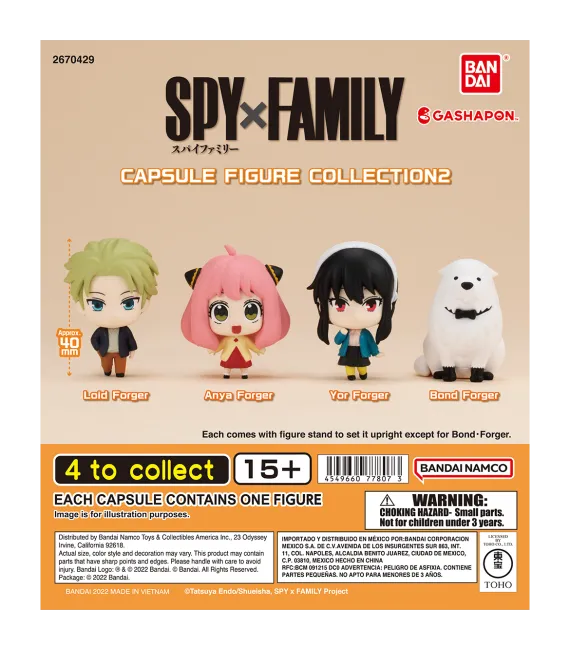 Spy x Family Gashapon Capsule Figure