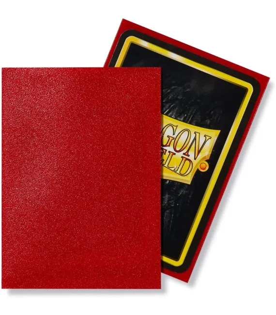 Fundas Dragon Shield Standard - Matte Ruby (100 uds)
