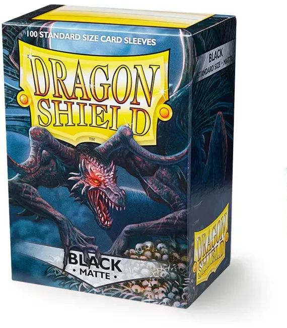Fundas Dragon Shield Standard - Matte Black (100 uds)