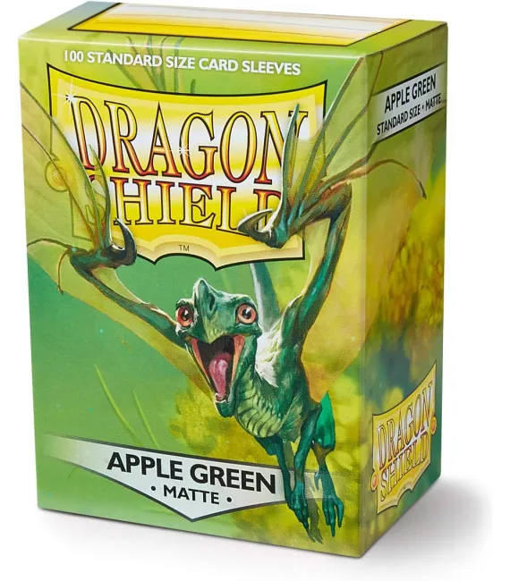 Fundas Dragon Shield Standard - Matte Apple Green (100 uds)