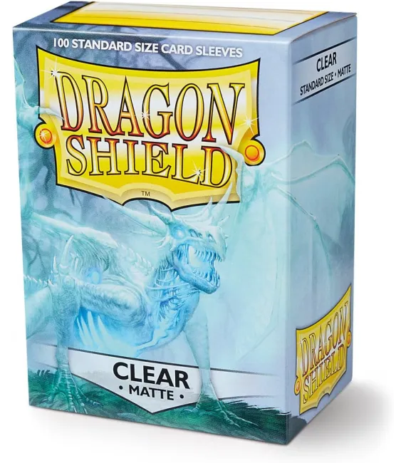 Fundas Dragon Shield Standard - Matte Clear (100 uds)