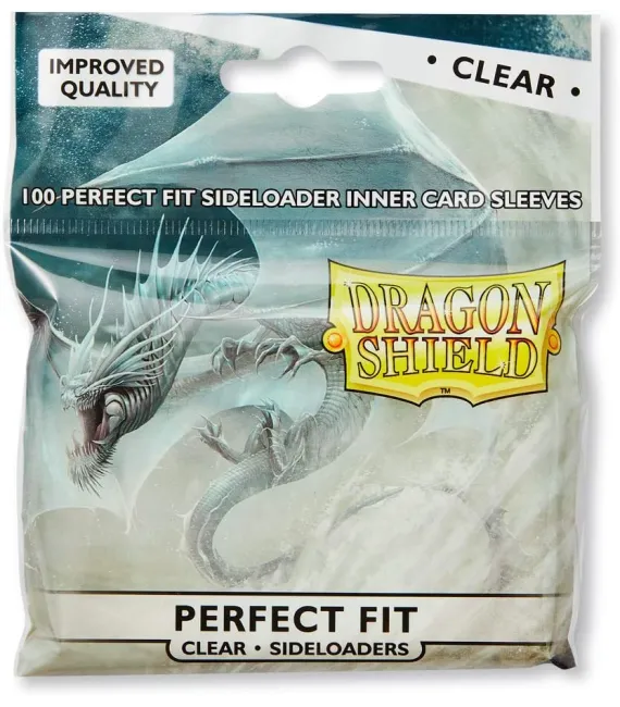 Fundas Dragon Shield Standard Perfect Fit Sideloader - Clear (100 uds)