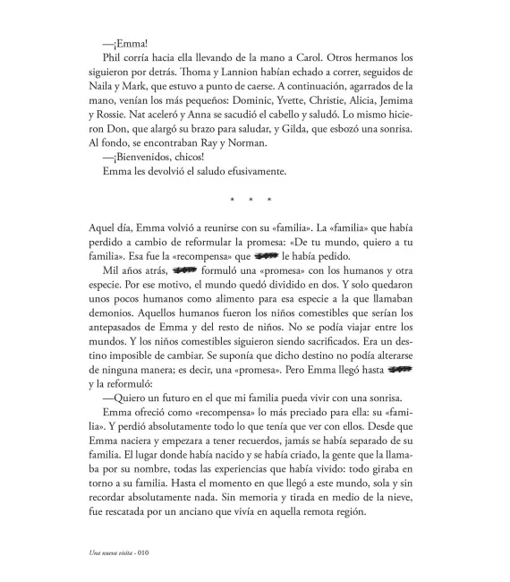 The Promised Neverland. Escenas para el recuerdo