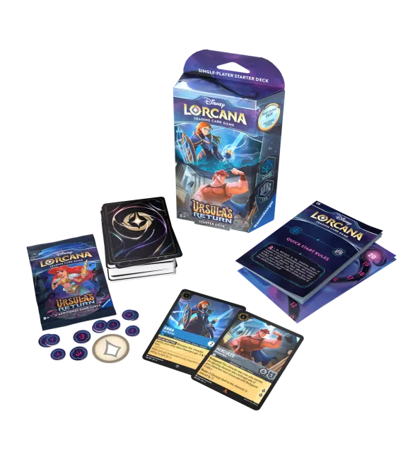 Disney Lorcana Ursula Return Starter Deck: Sapphire y Steel