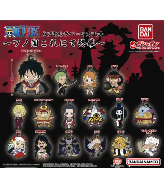 One Piece Gashapon Rubber Mascot Wanokuni