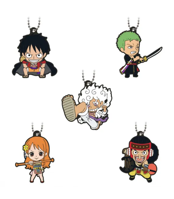 One Piece Gashapon Rubber Mascot Wanokuni