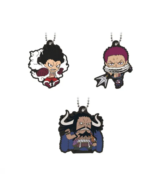 One Piece Gashapon Rubber Mascot Luffy Gear Collection