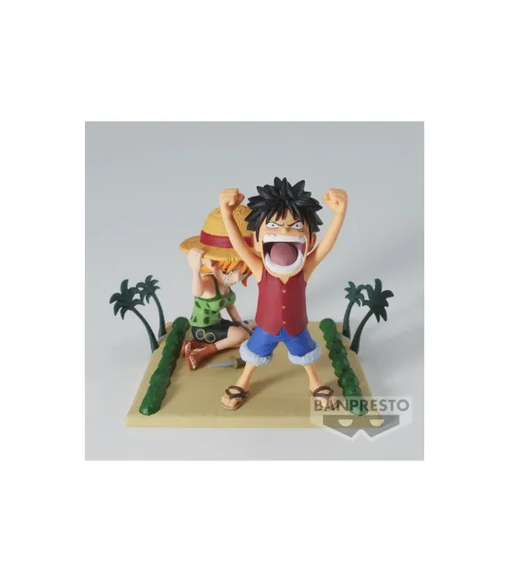 Figura Monkey D. Luffy & Nami – Log Stories