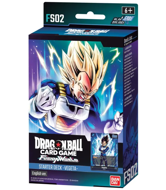 Dragon Ball Super Fusion World FS-02 Starter Deck: Vegeta