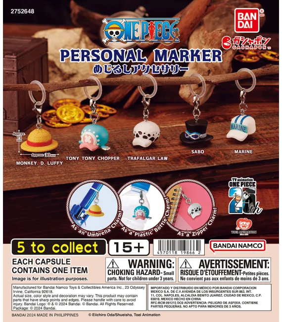 One Piece Gashapon Personal Marker