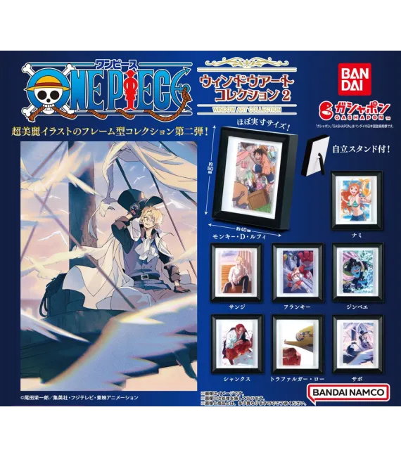 One Piece Gashapon Framed art collection 2