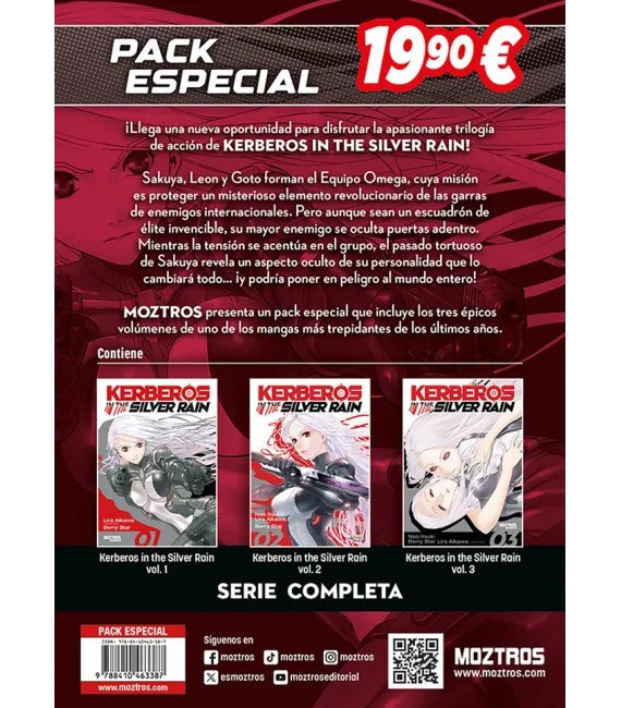 Pack Manga Kerberos in the Silver Rain