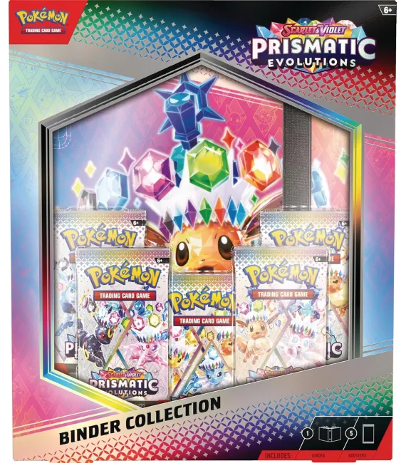 Pokémon TCG: Scarlet & Violet—Prismatic Evolutions Binder Collection (INGLES)