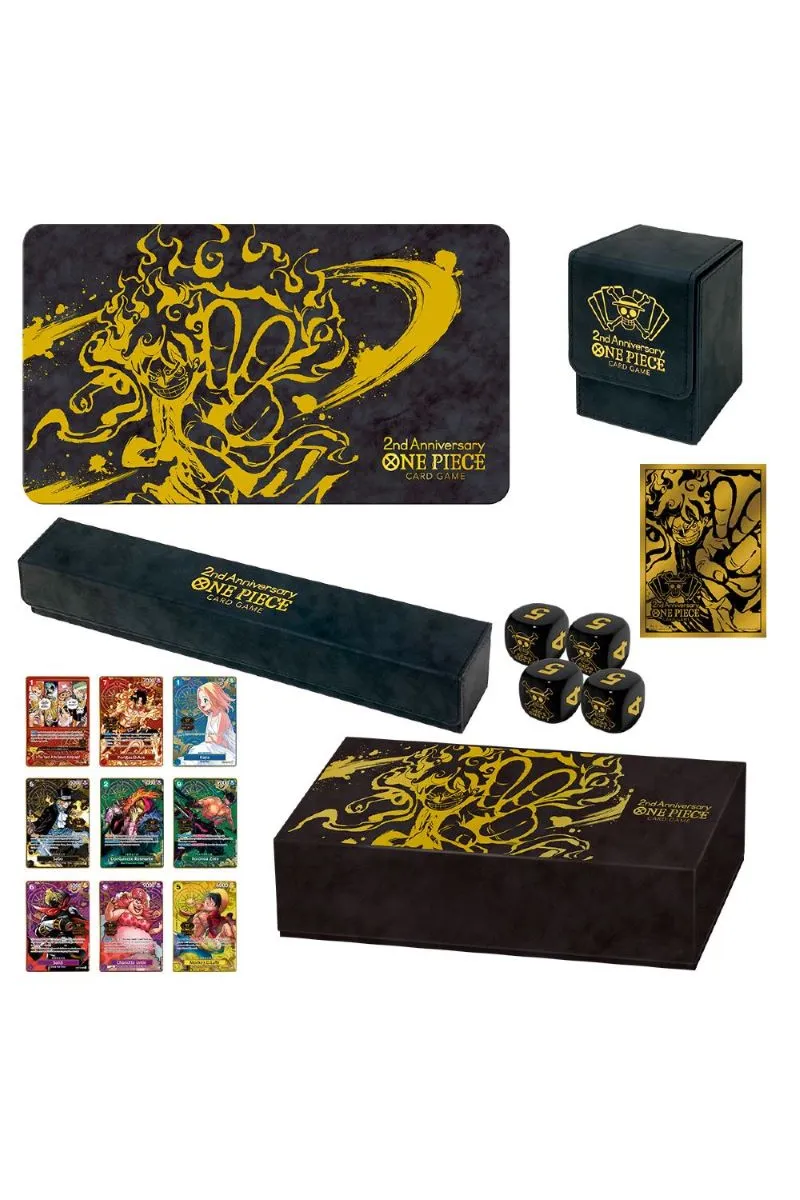 One Piece Card Game: Japanese 2nd Anniversary Set — Accesorios