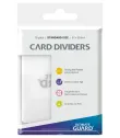 Tarjetas Separadoras Ultimate Guard Card  - Transparentes (10 uds)