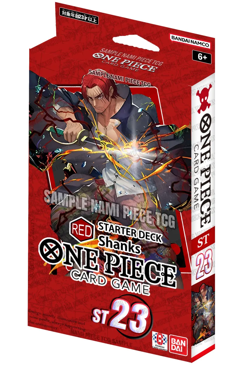 ワンピースカードゲーム　スタンダードレッド　カートン One Piece Card Game ST-23: RED Shanks — Mazos construidos | Frikinexo