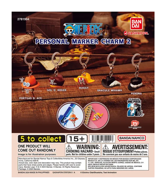 One Piece Gashapon Personal Marker Charm 2