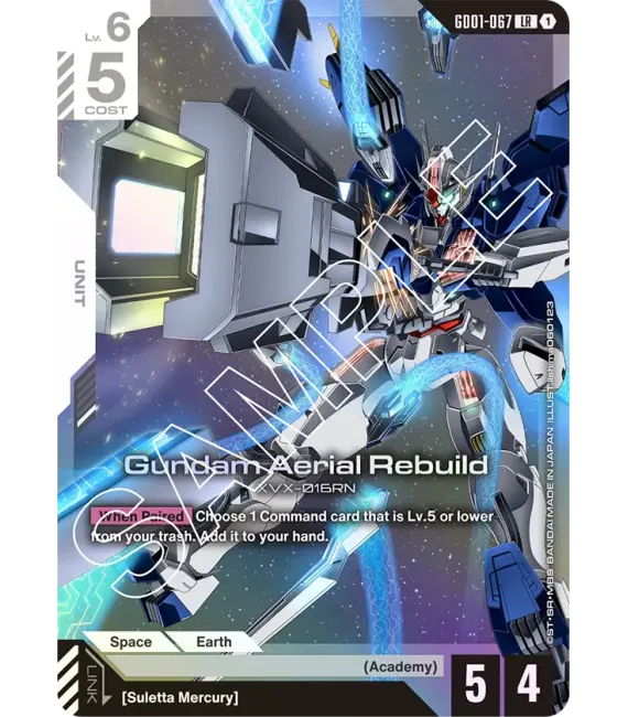 Gundam Card Game GD-01 Newtype Rising: Caja de 24 sobres