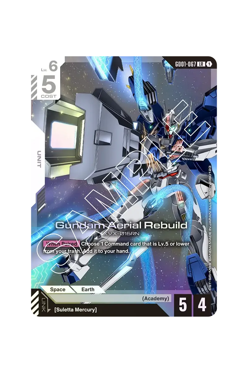 Gundam Card Game GD-01 Newtype Rising: Caja de 24 sobres