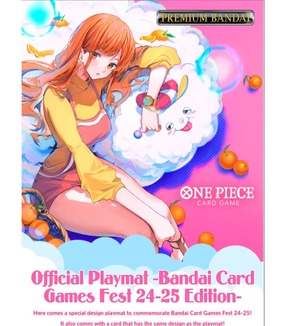 One Piece Card Game Official Playmat Bandai Card Games Fest 24-25 Edition