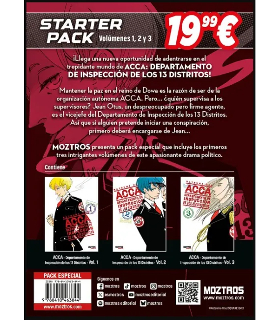 Pack ACCA 13 Nº 1+2+3