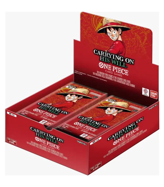 One Piece Card Game OP-13 Carrying on His Will: Caja de 24 sobres