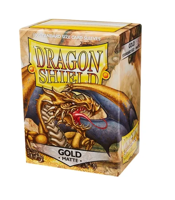 Fundas Dragon Shield Standard - Matte Gold (100 uds)