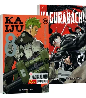 Kaiju 8 nº 14 + Kagurabachi nº 01 (Pack especial)