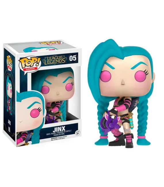 Vinyl POP League of Legends Nº 05: Jinx
