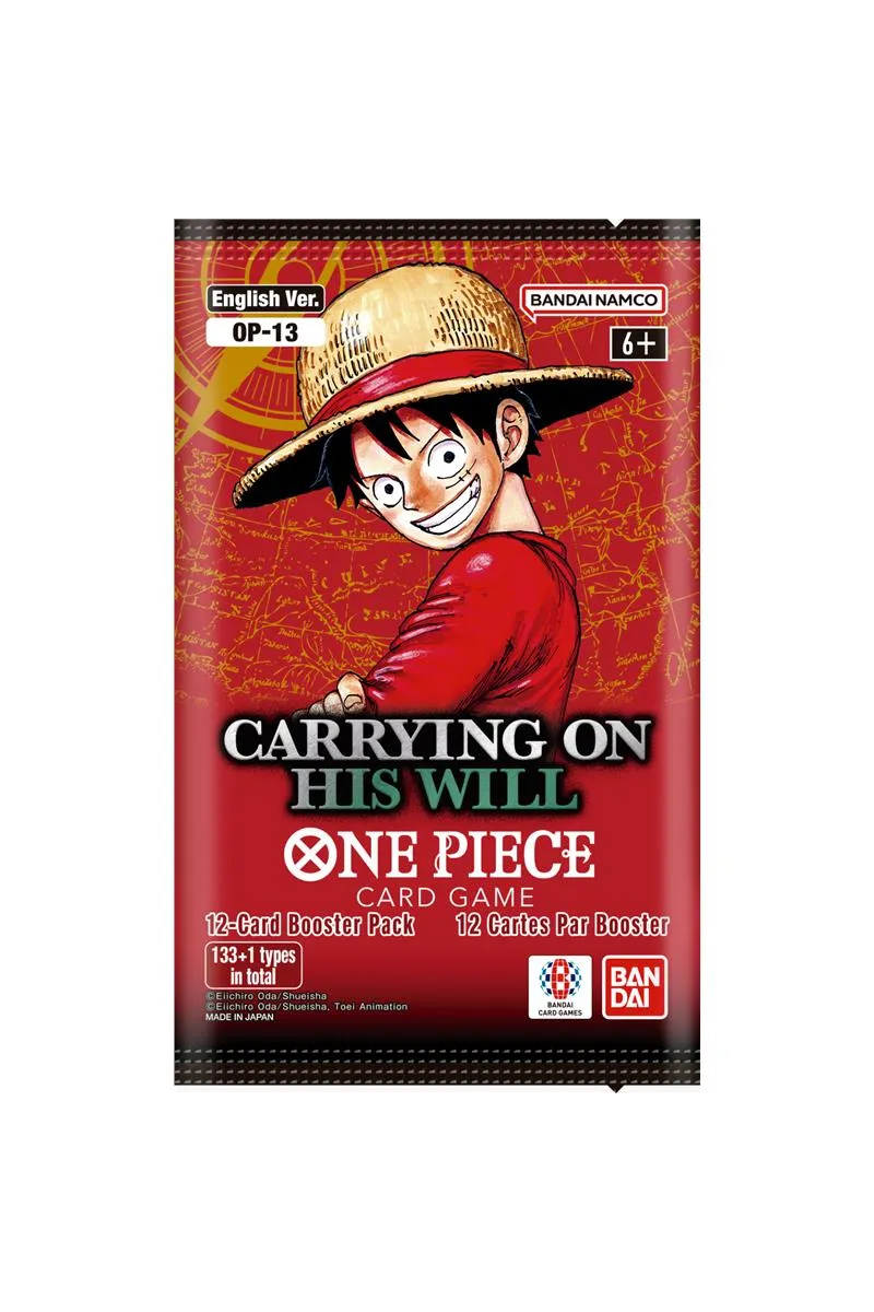 One Piece Card Game OP-13 Carrying on His Will: Caja de 24 sobres