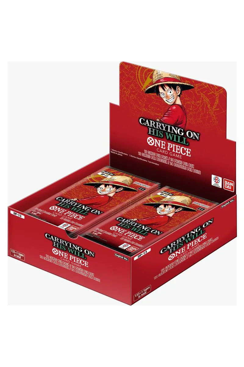 One Piece Card Game OP-13 Carrying on His Will: Caja de 24 sobres