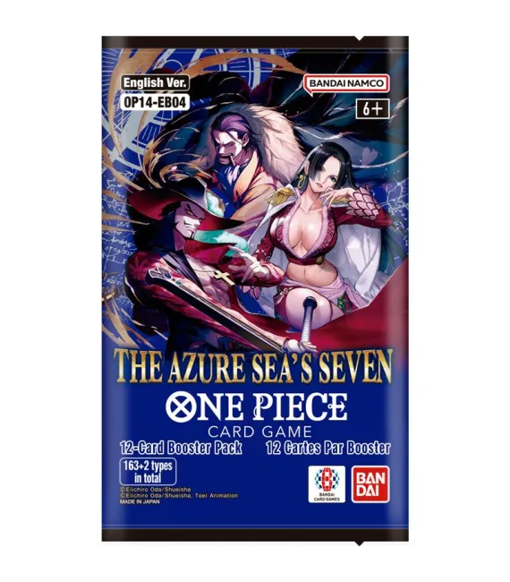 One Piece Card Game OP-14 EB-04 The Azure Sea's Seven: Caja de 24 sobres