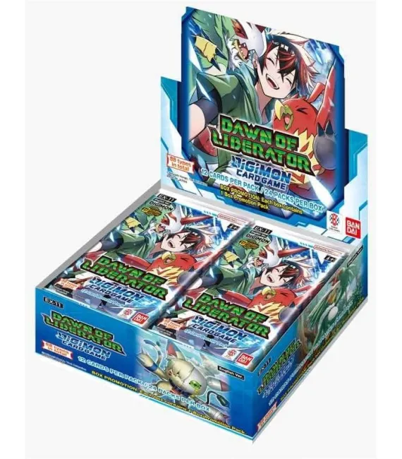 Digimon Card Game EX-11 Dawn of Liberator: Caja de 24 sobres