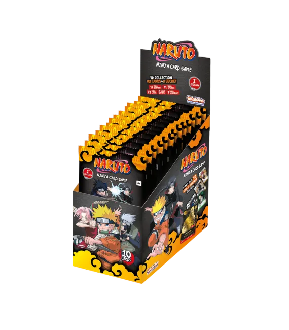 Naruto Mythos TCG 1st Edition Konoha Shido: Caja de 24 sobres