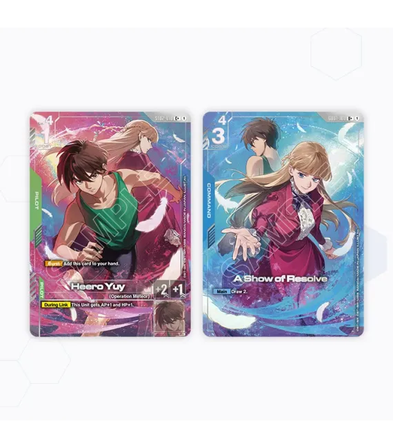 Gundam Card Game: Mobile Suit Gundam Wing - Premium Accessory Set [PB01]