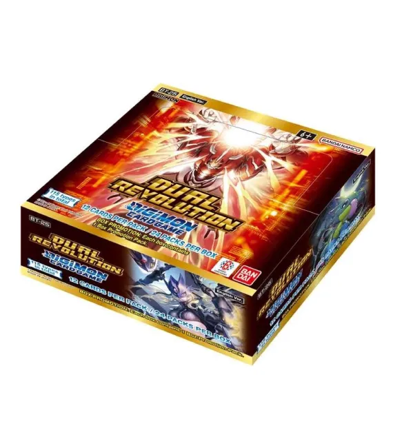 Digimon Card Game BT-25 Dual Revolution: Caja de 24 sobres