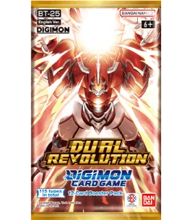 Digimon Card Game BT-25 Dual Revolution: Caja de 24 sobres