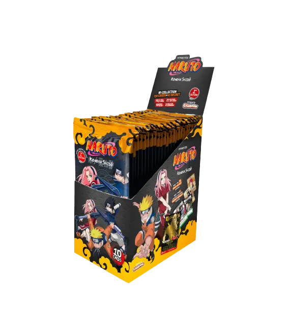 Naruto Mythos TCG 2nd Edition Konoha Shido: Caja de 24 sobres