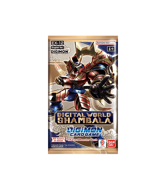Digimon Card Game EX-12 Digital World Shambala: Caja de 24 sobres