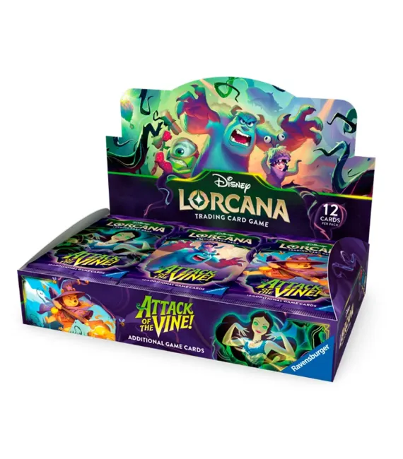 Disney Lorcana Attack of the Vine: Caja de 24 sobres