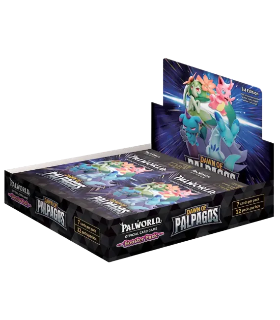 Palworld Card Game BP-01 Dawn of Palpagos: Caja de 12 sobres