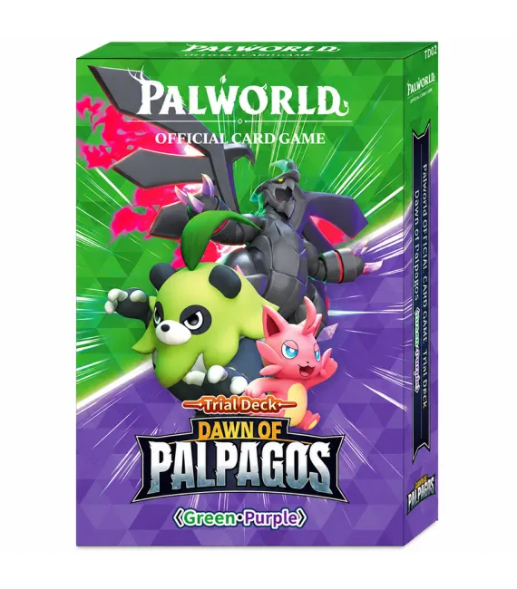 Palworld Card Game TD-02 Dawn of Palpagos: Trial Deck Green Purple